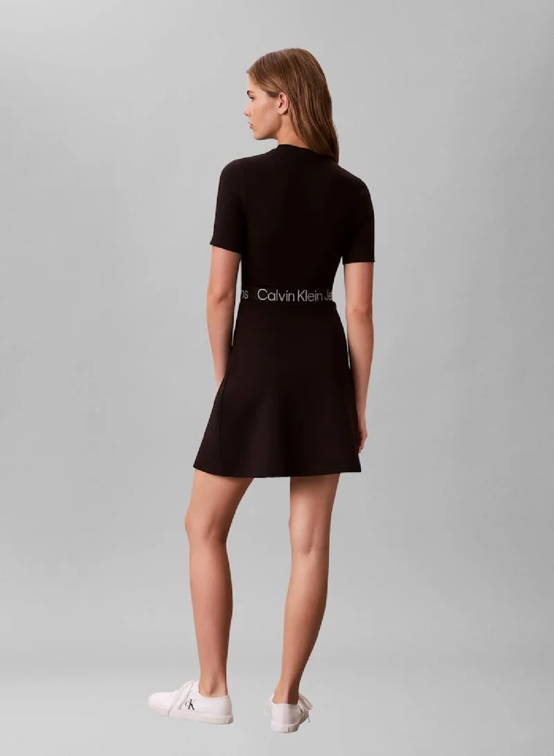 Calvin Klein Jeans  Milano Short Sleeves Dress for Women | Best Price UAE